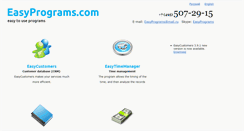 Desktop Screenshot of easyprograms.com